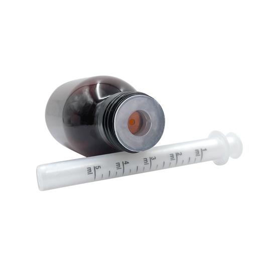 [2402701] JERINGA DOSIFICADOR DE 5mL + ADAPTADOR VIDRIO din28 (pack 5)
